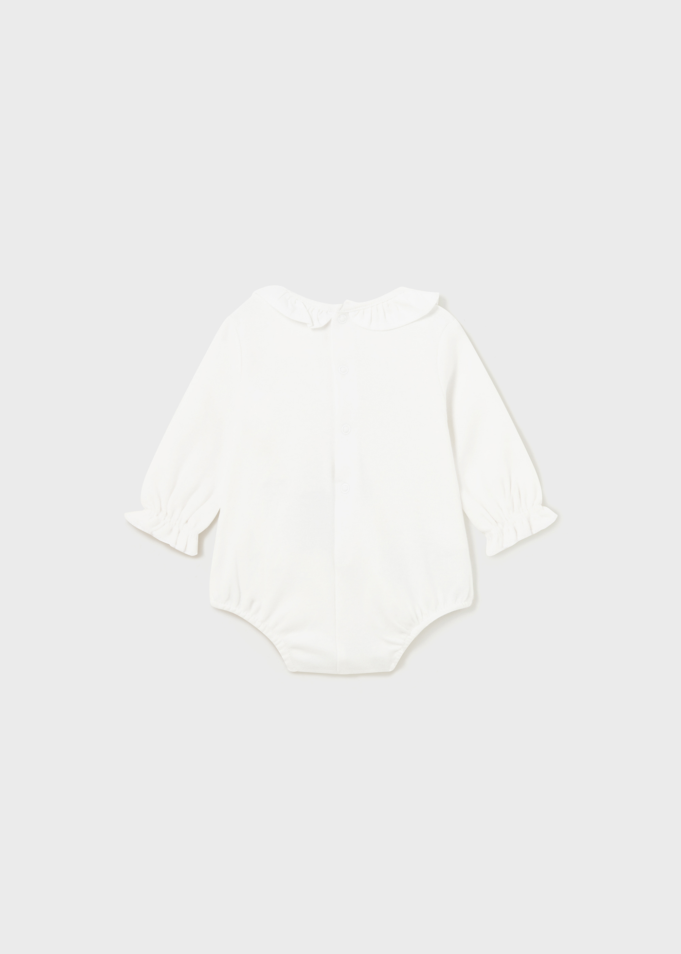 Body para recém-nascido Better Cotton com decote franzido
