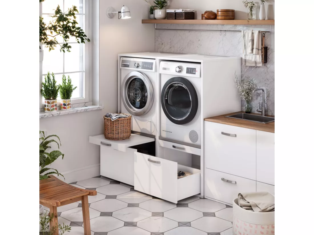 Meuble armoire pour machine à laver TALESA 67,2x144cm