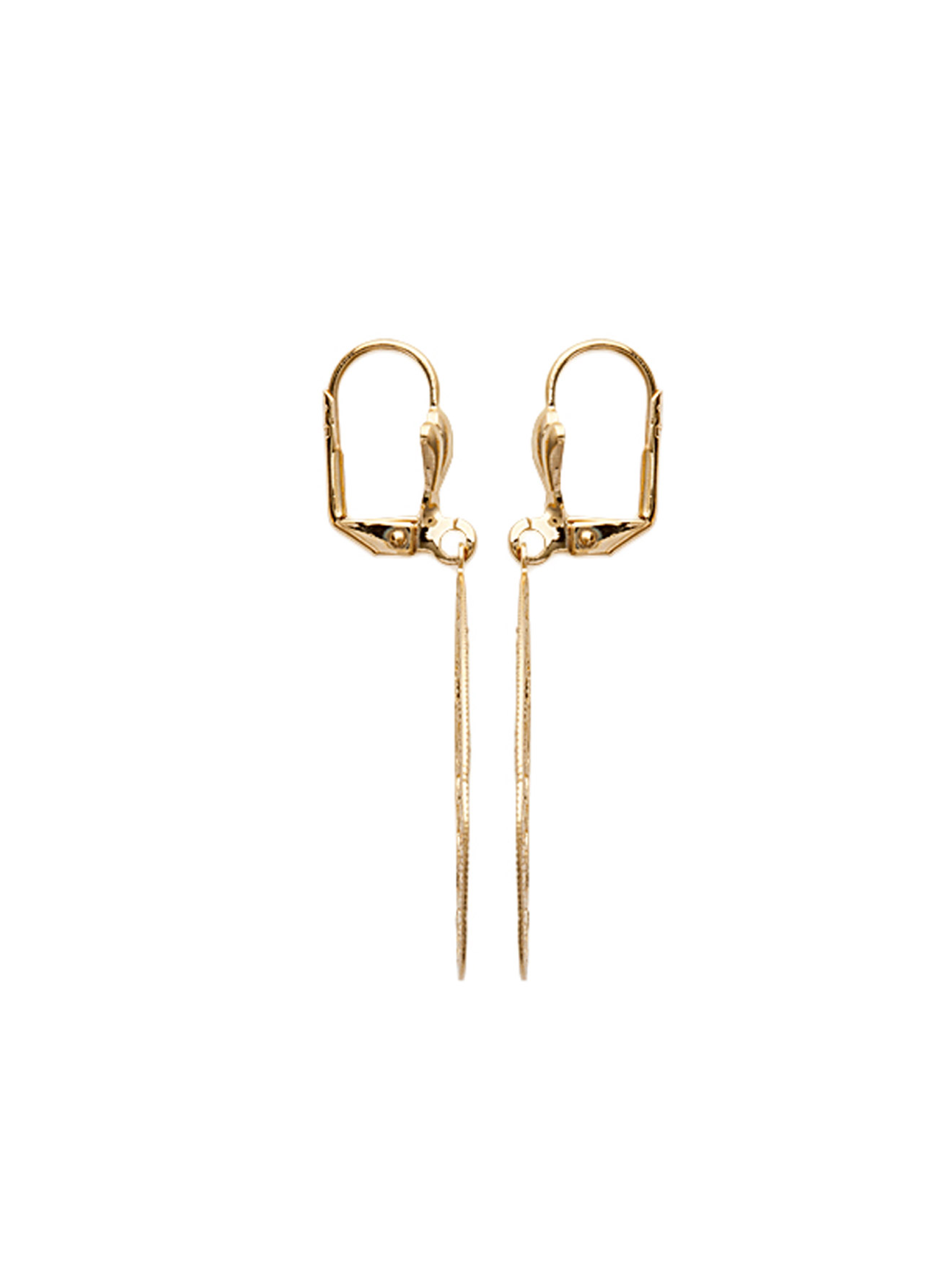 Boucles d'oreilles filigranées plaqué or