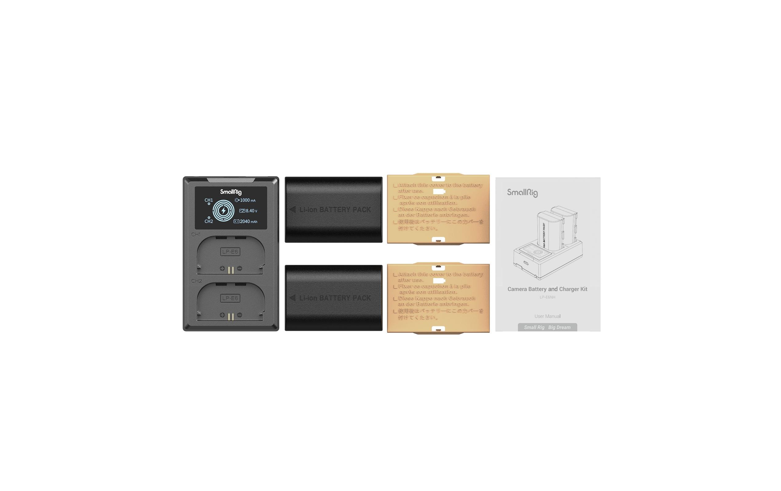 Digitalkamera-Akku LP-E6NH Akku und Charger KitAkku und Charger Kit LP-E6NH für Canon Kameras
