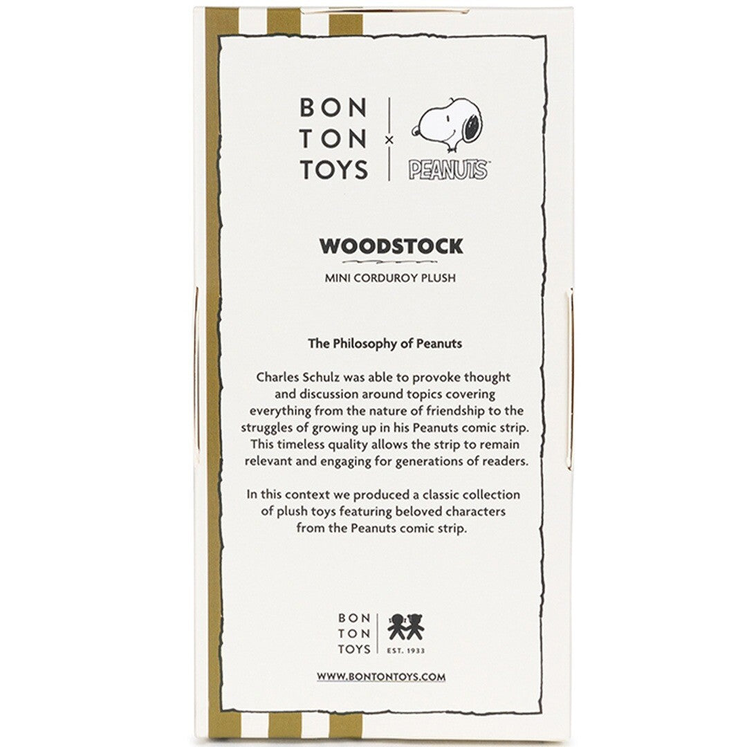 Bon ton toys knuffelvogel woodstock corduroy