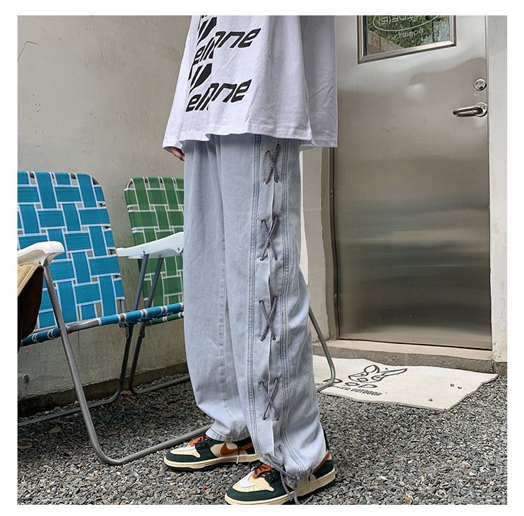 POSI - Baggy jeans met trekkoord