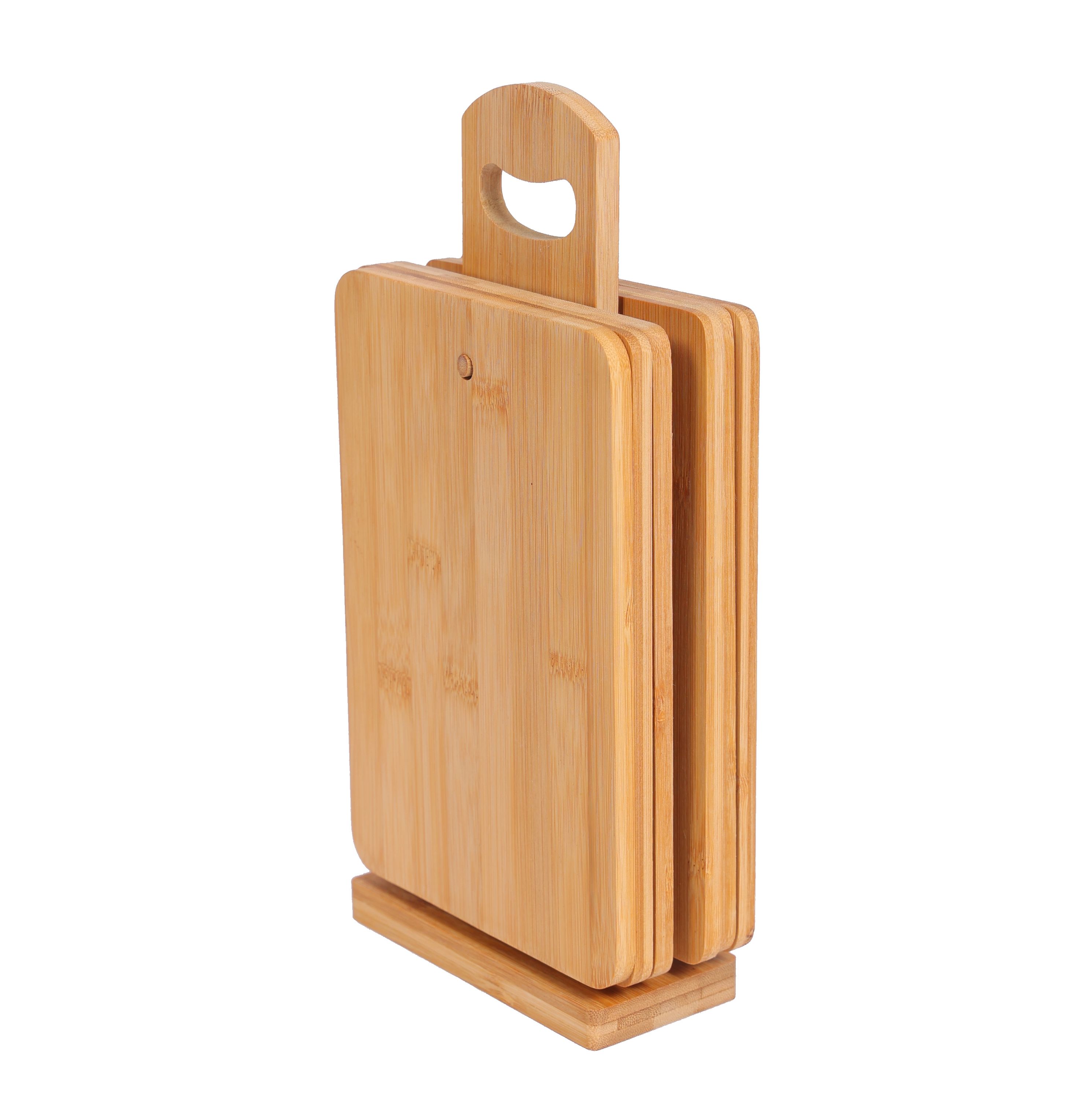 Schneidebrett Bambus 6er Set