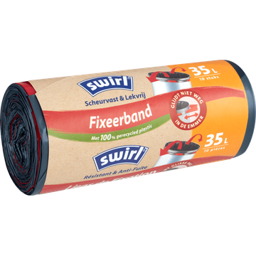 Swirl Vuilniszakken met Fixeerband 35 liter 10 stuks