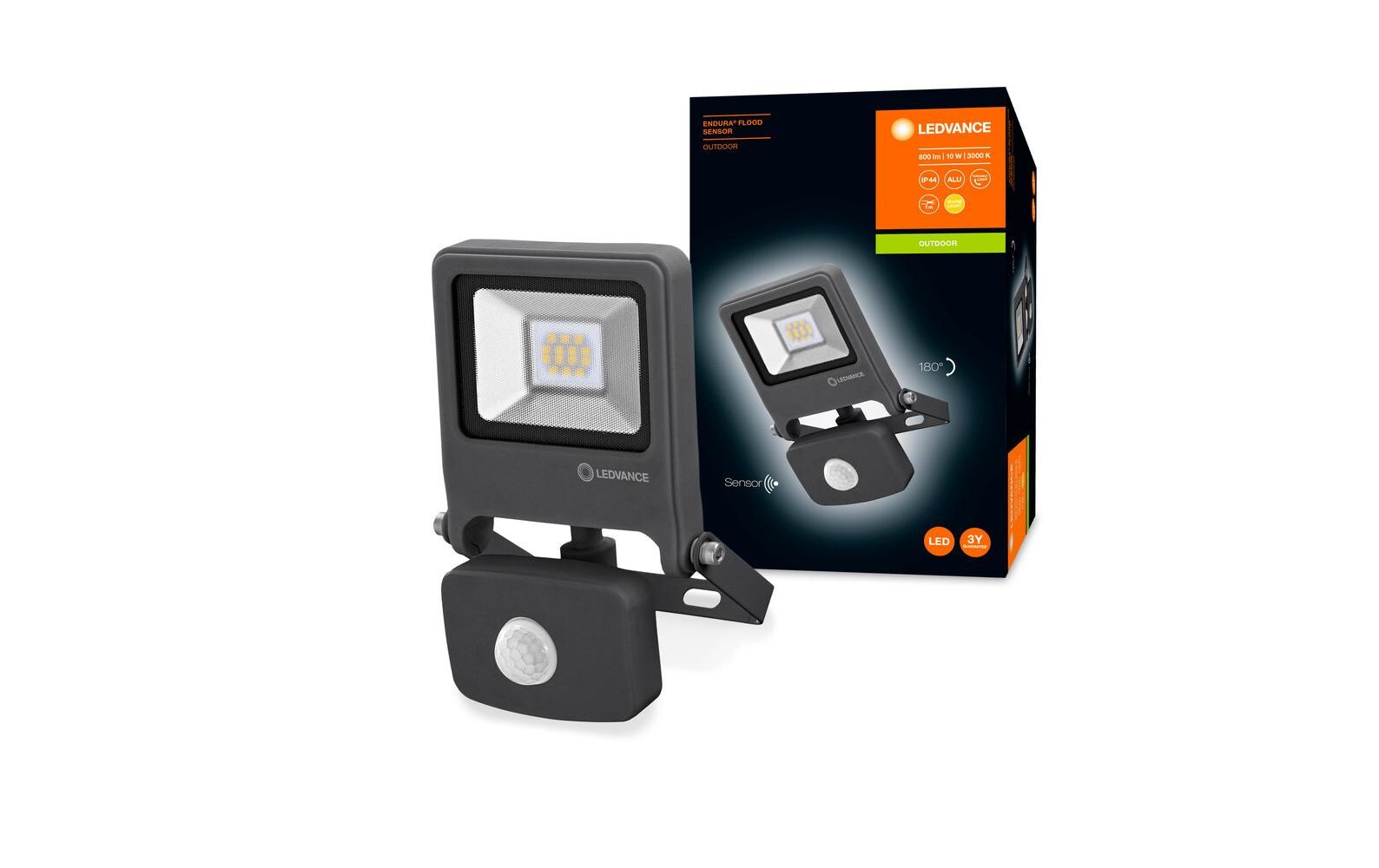 Scheinwerfer LED Endura Flood Sensor, 10 WAussenleuchte