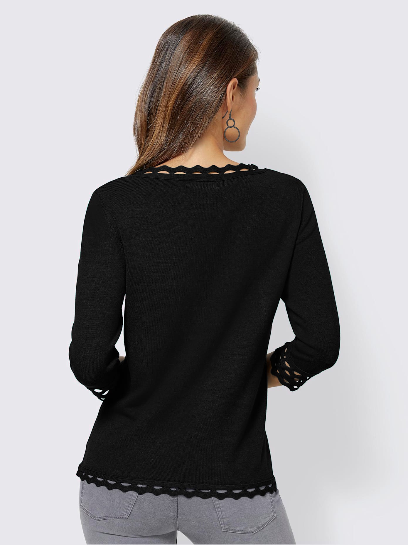 Pull à manches 3/4 viscose