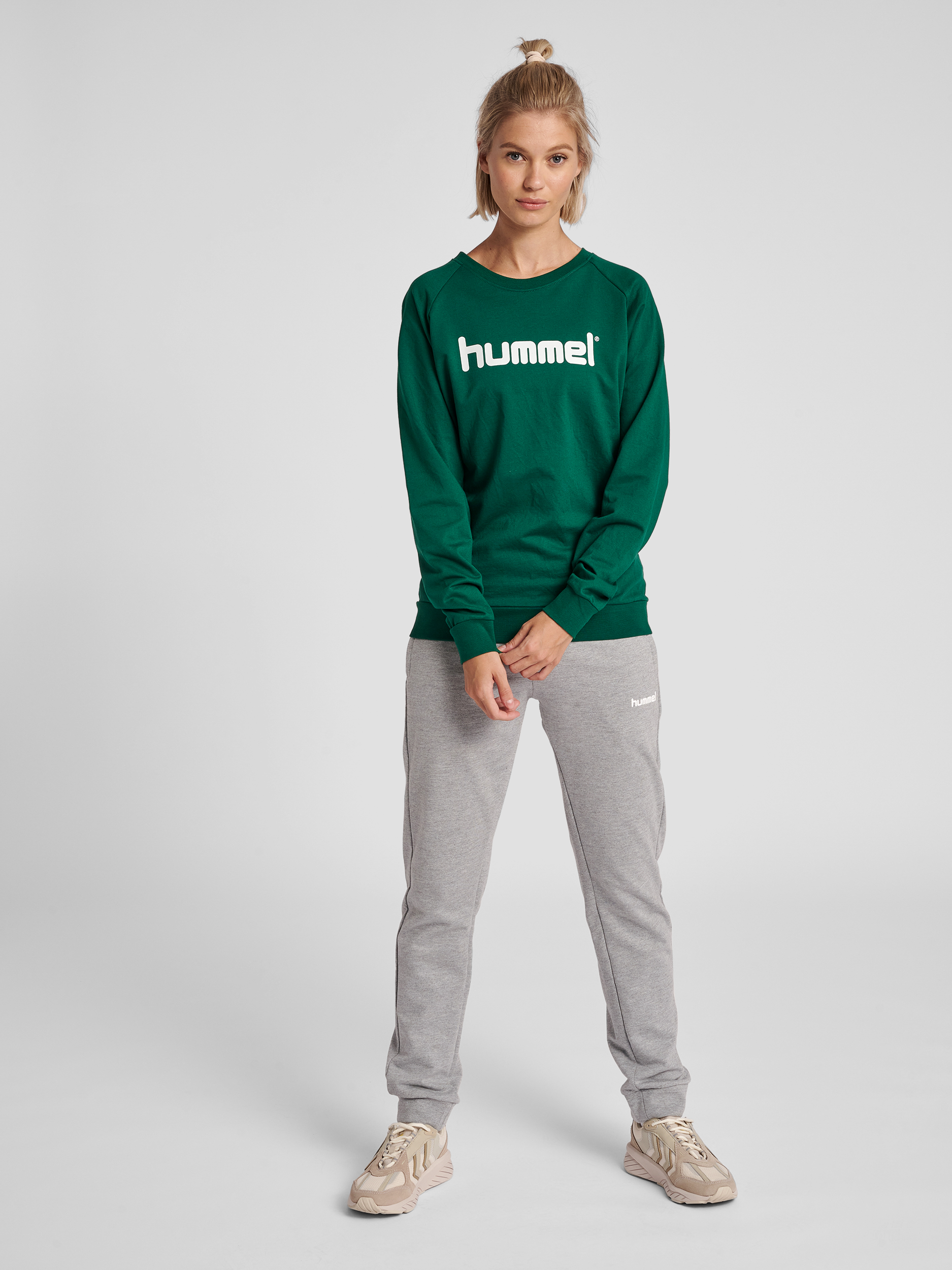 HUMMEL GO COTTON LOGO SWEATSHIRT WOMAN