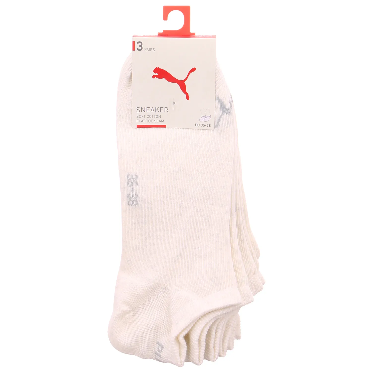 PUMA SOCKEN Freizeitsocken Offwhite Textil
