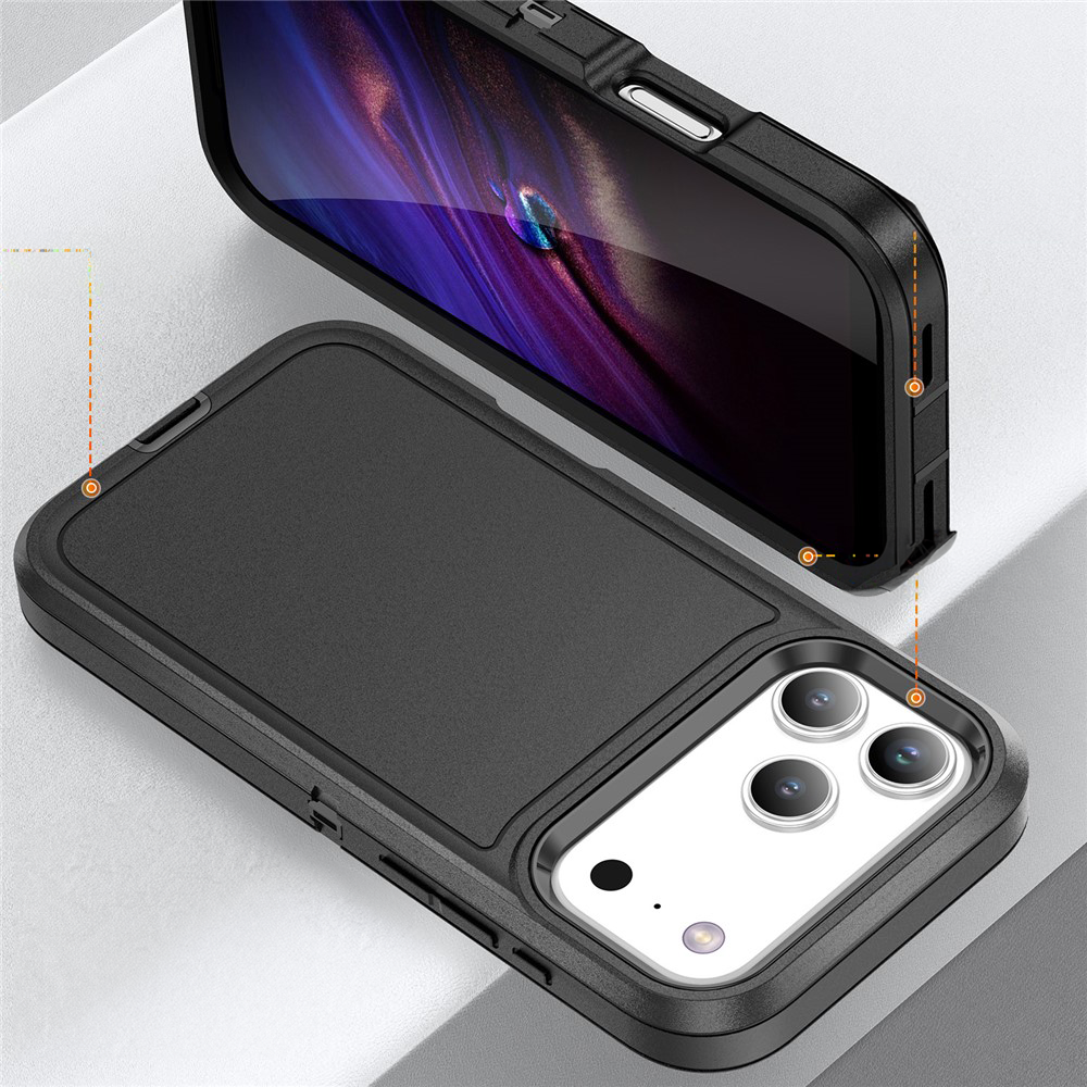 iPhone 17 Pro Outdoor Hybrid Schutz Hülle Defender - Dunkelblau