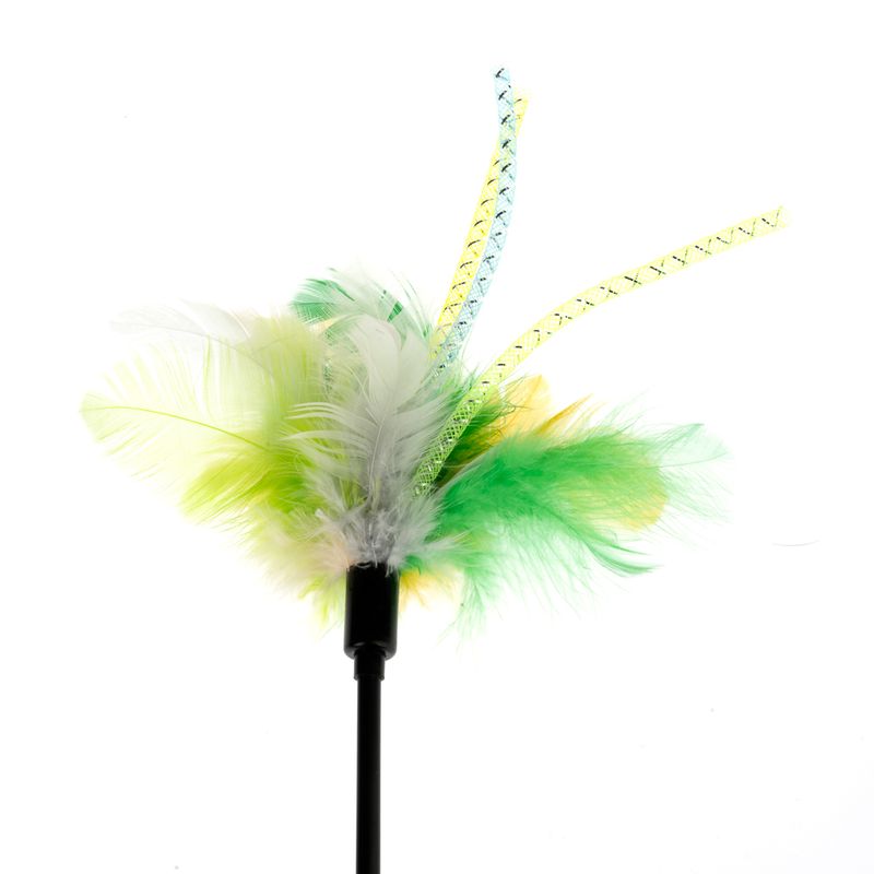 Plumeau TIAKI Limette pour chat