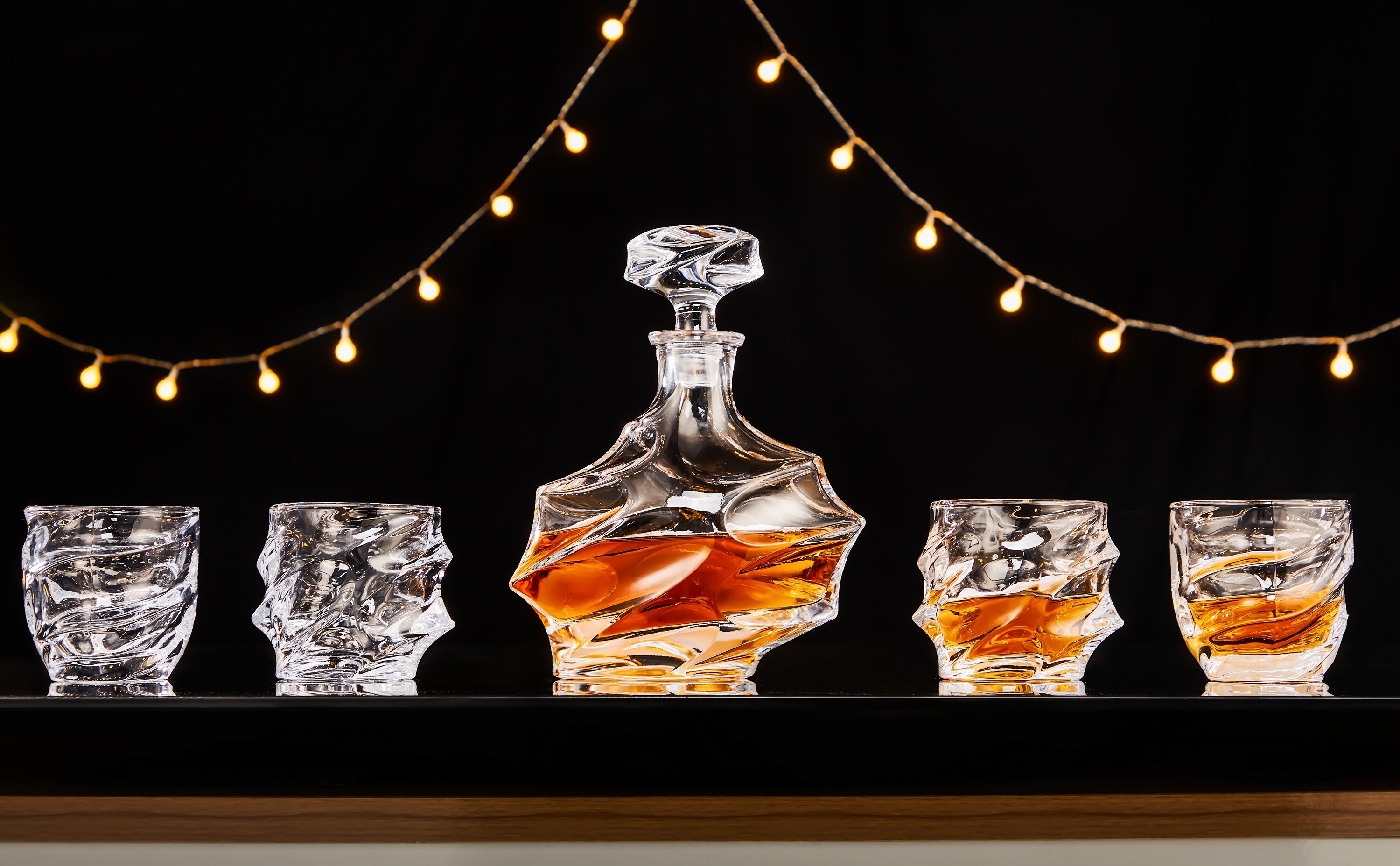 Echos Whiskyset Whiskygläser 7-Teiliges Whiskeyset Geschenkset