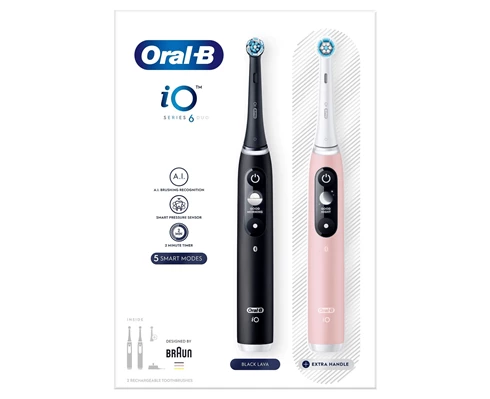 Oral-B iO6 Series M6 - Black/Light Rose