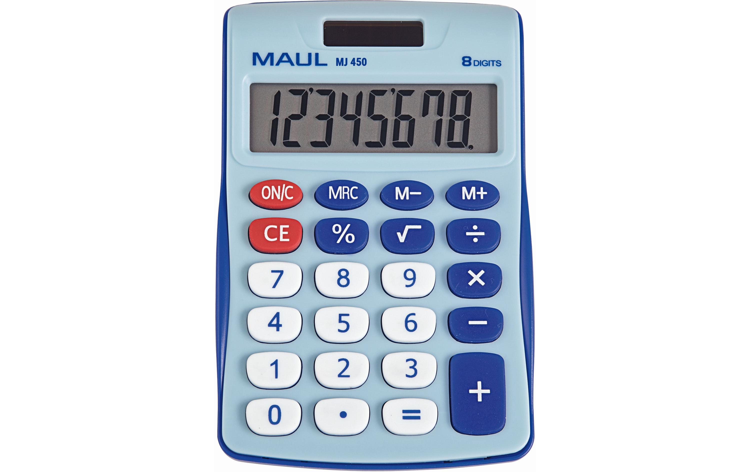 Taschenrechner MJ450 Junior BlauTischrechner mit kaufmännischen Funktionen