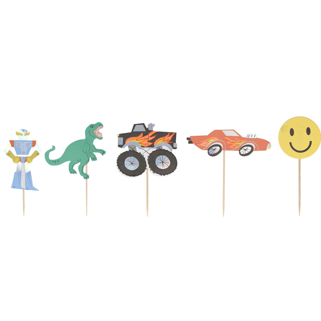 Meri meri cupcake set monster truck - 24st
