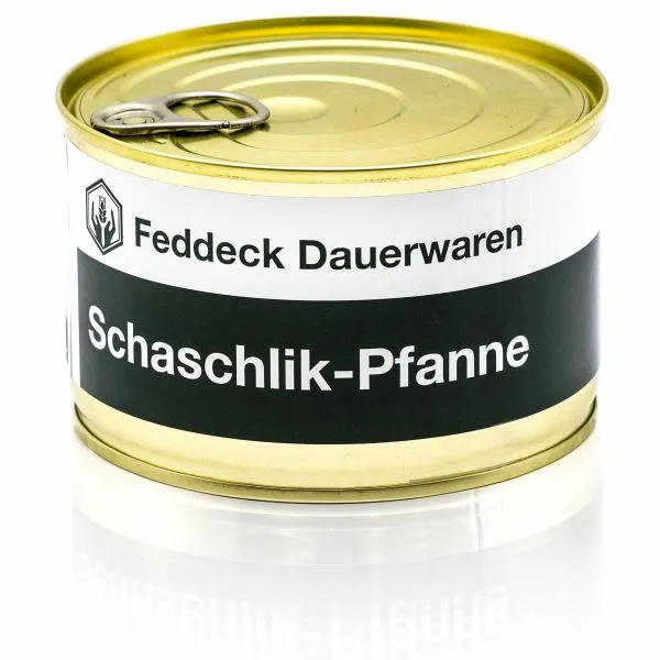 Feddeck Dauerwaren -  Fertiggericht Dose Schaschlik-Pfanne 400 g