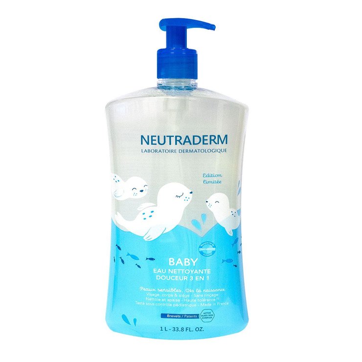 Baby eau nettoyante doucheur 3en1 peau sensible 1 litre