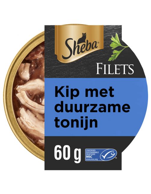 Sheba Filets In Saus 60 g - Kattenvoer