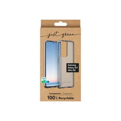Just Green - coque de protection pour Samsung S21 ultra - transparent
