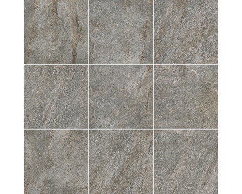 FLAIRSTONE porseleinen terrastegel Luserna Doree gerectificeerde rand 60 x 60 x 2 cm