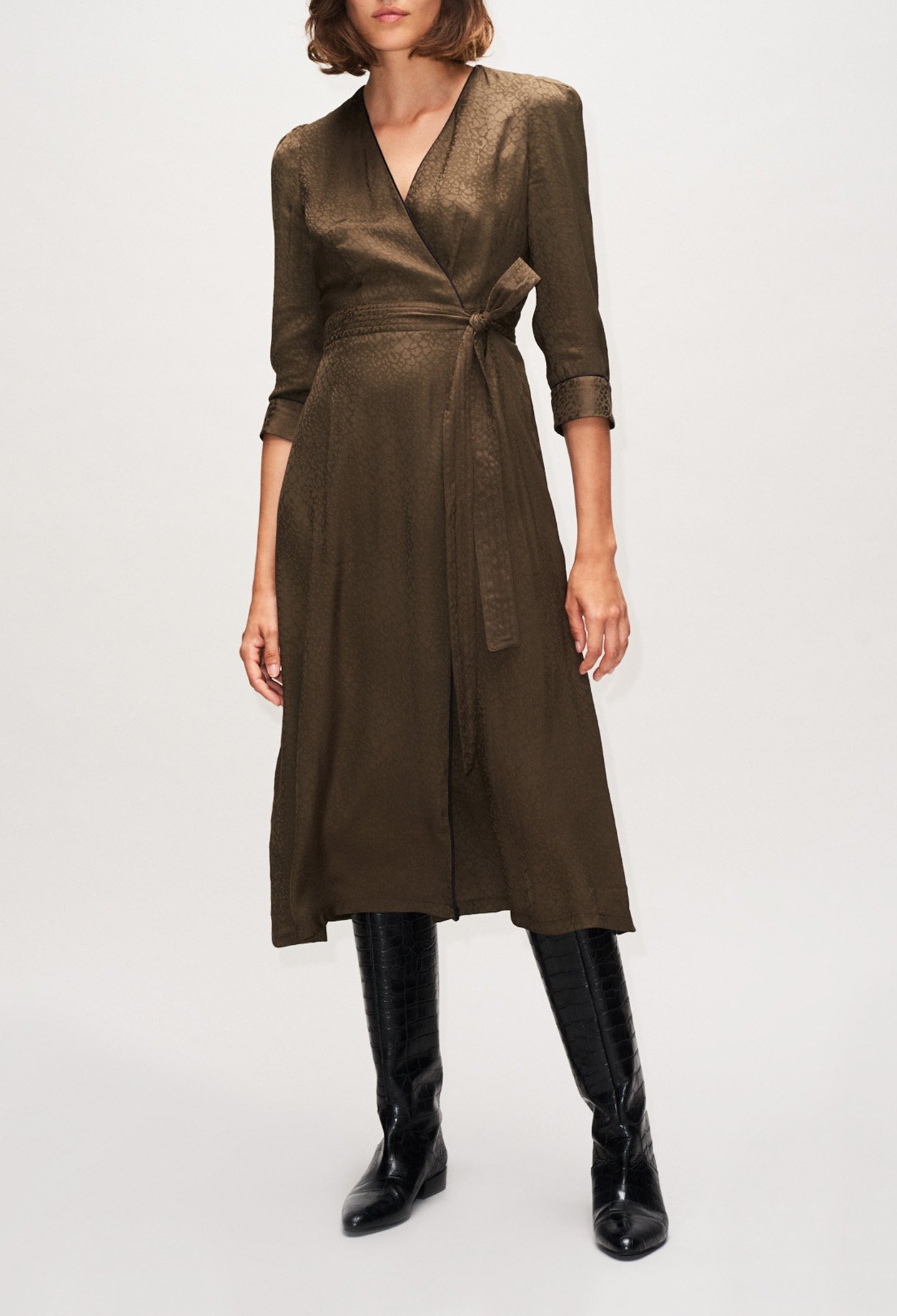Robe longue cache c&oelig;ur esprit kimono