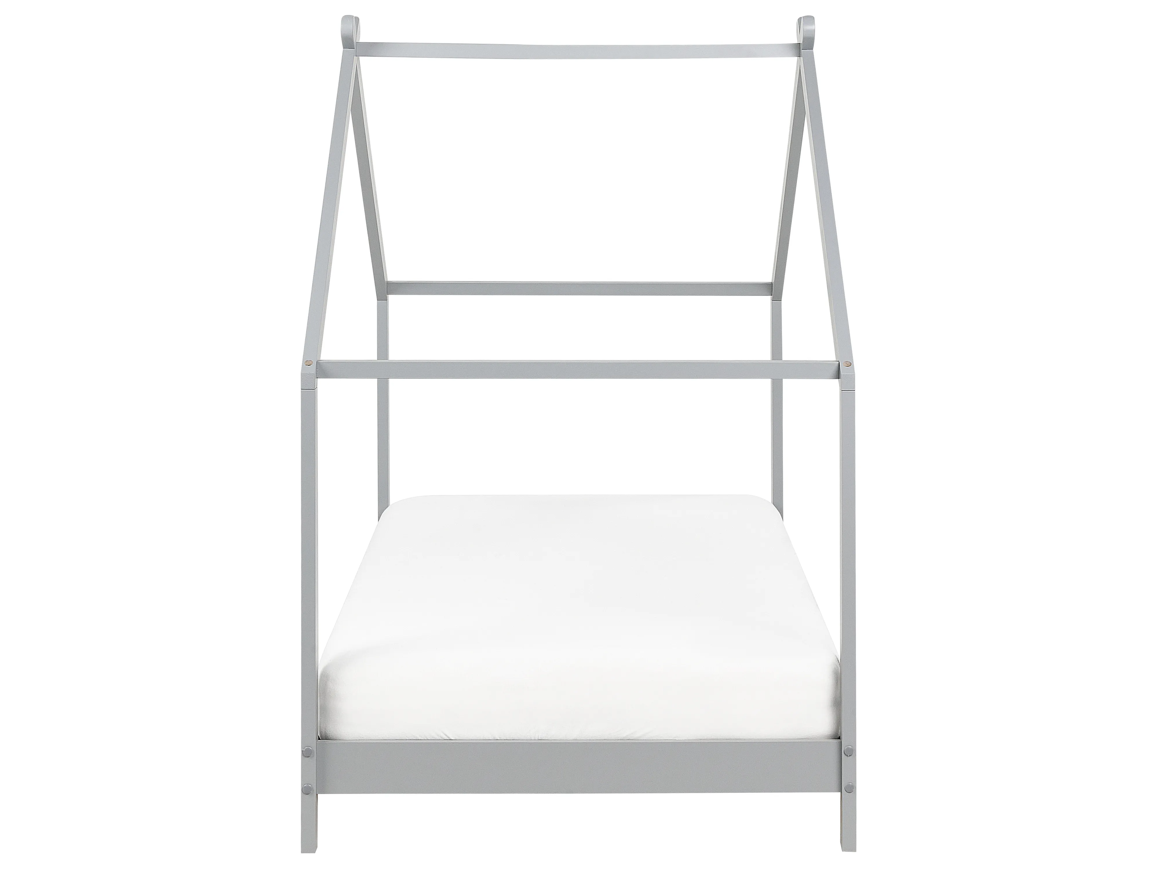 Kinderbed Huis Dennenhout ORLU 90 x 200 cm Grijs