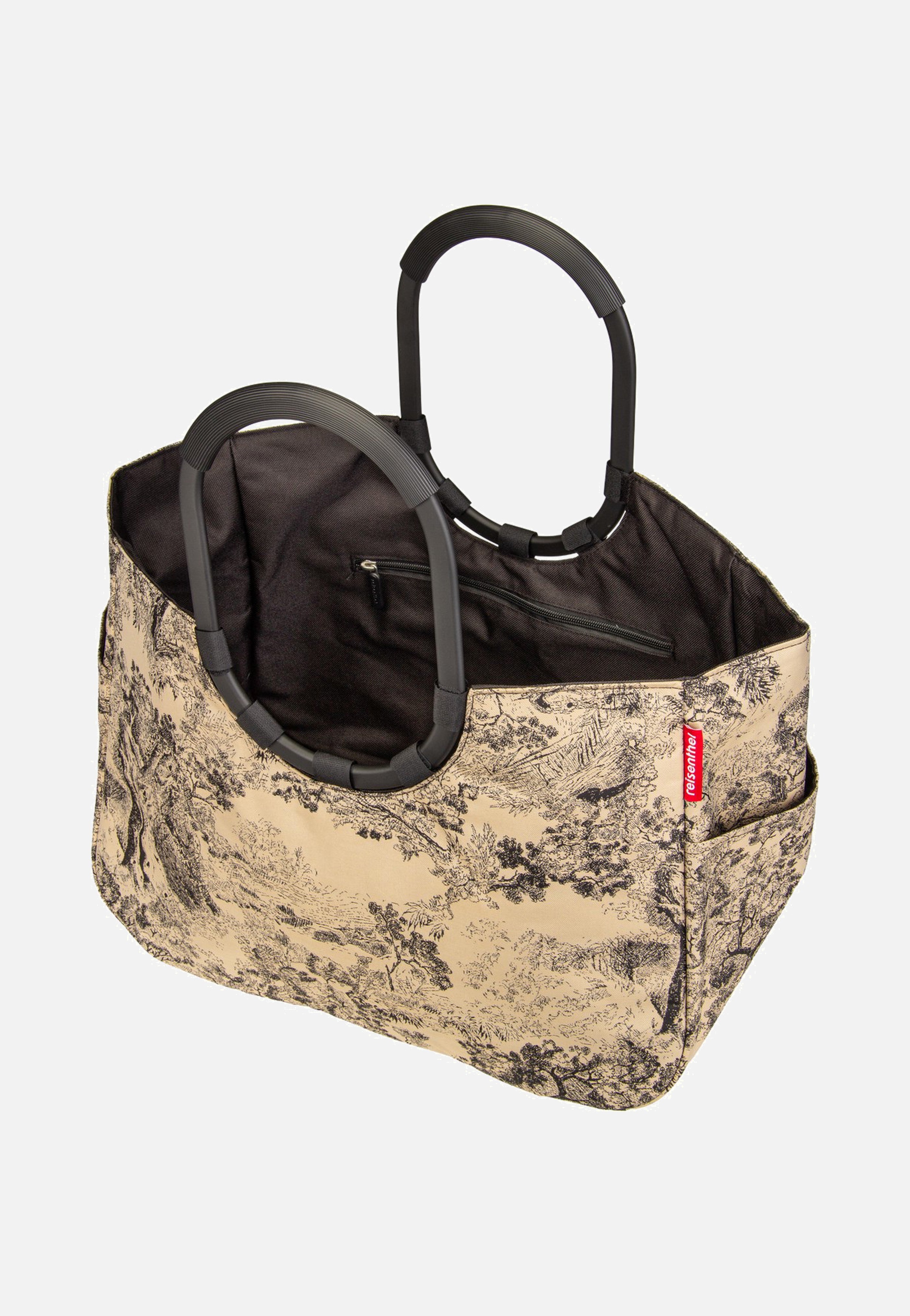 loopshopper L special edition Jacquard Brown - Einkaufskorb
