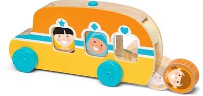 Melissa & Doug GO TOTs Roll & Ride Buss