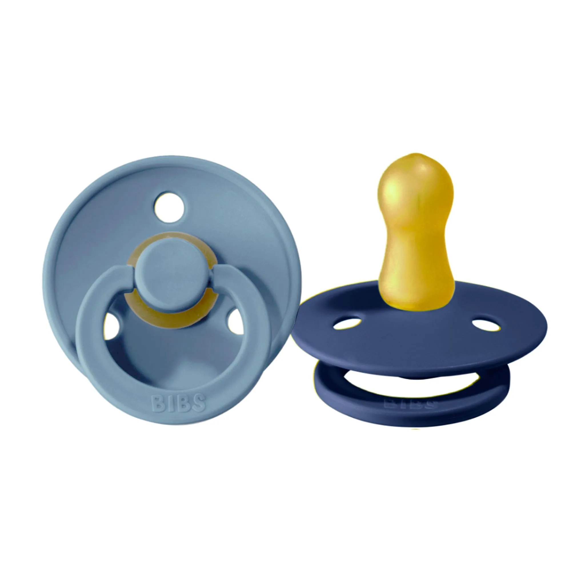Bibs Suce Bibs 6-18mois Paquet de 2 - Marine Petrol (Grandeur 2)