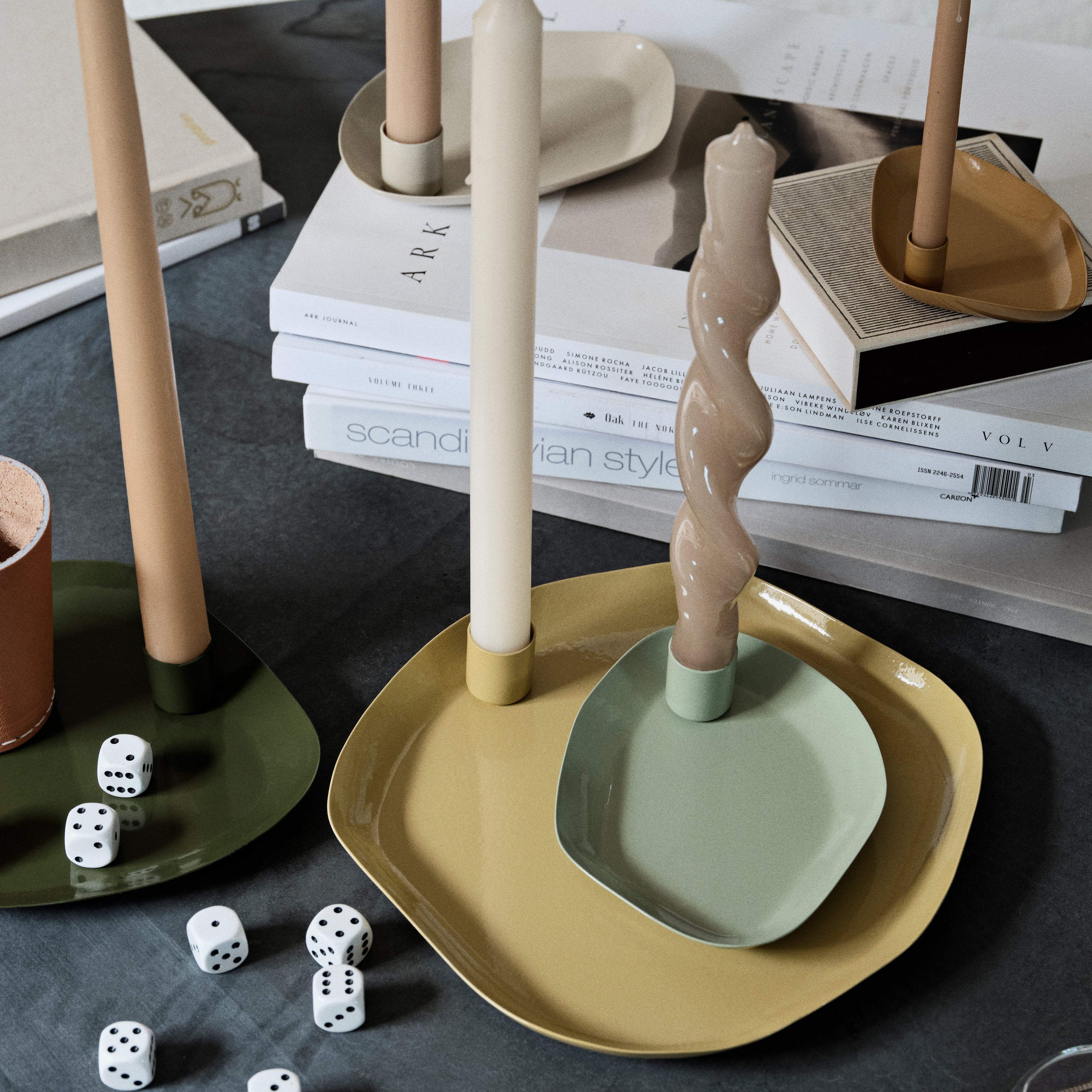 Broste Copenhagen Mie Kandelaar S - Desert Sage
