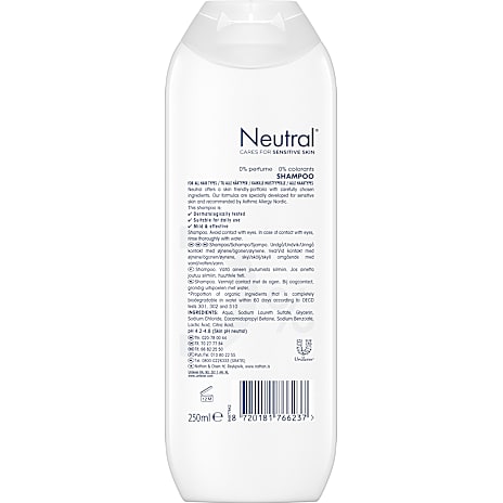 Shampoo parfumefri