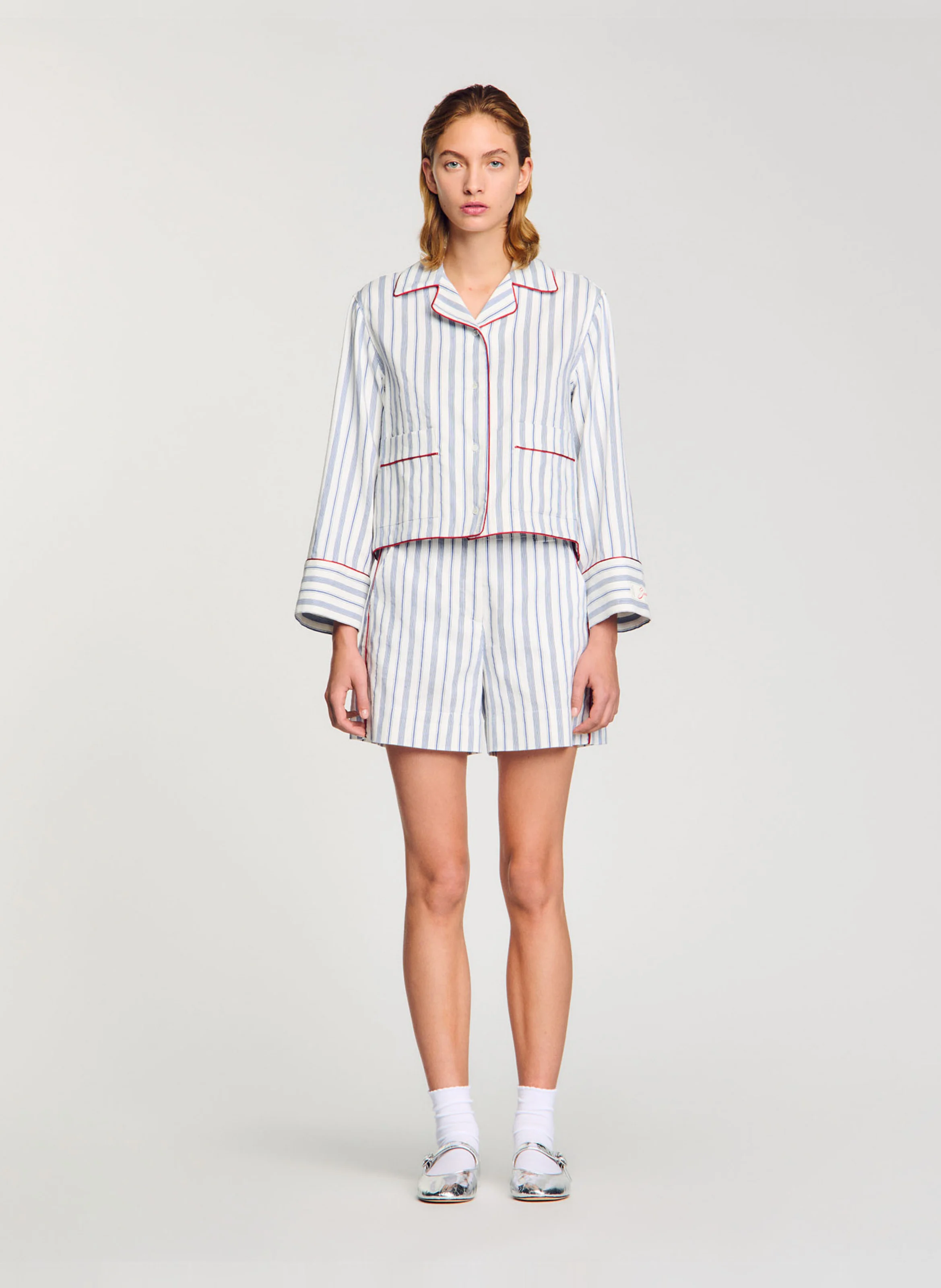 Chemise à rayures | Bleu