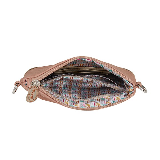 Hi-Di-Hi Melody Crossbody Bag Light Pink/ Beige