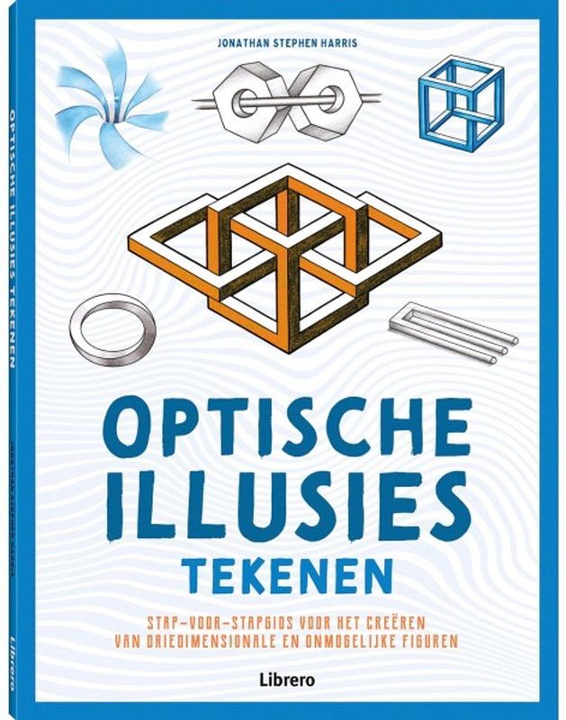 Boek - Optische Illusies - Tekeningen - Stap Voor Stap - Jonathan Stephen Harris