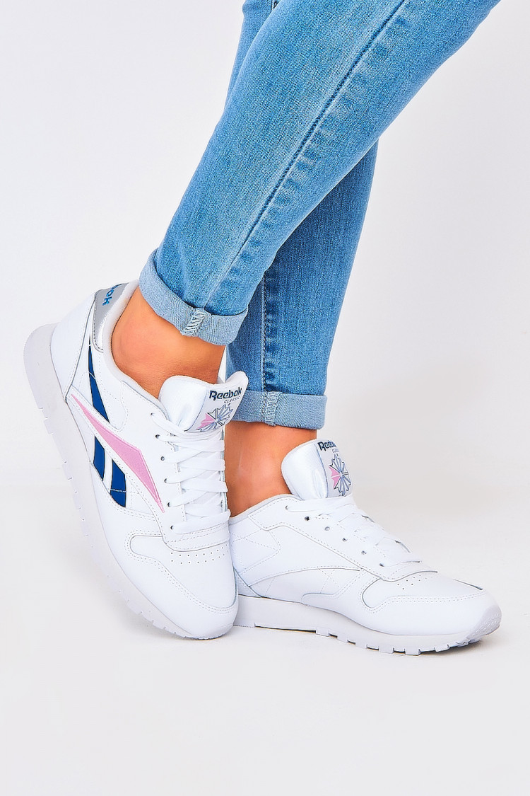 Basket CL LTHR blanc / Reebok