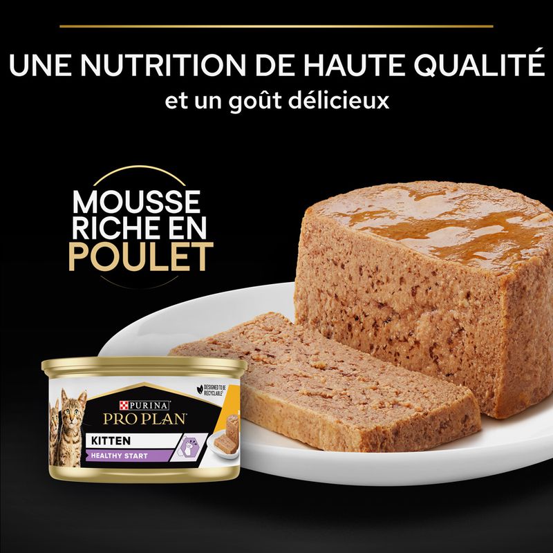 PURINA PRO PLAN Kitten Healthy Start, poulet
