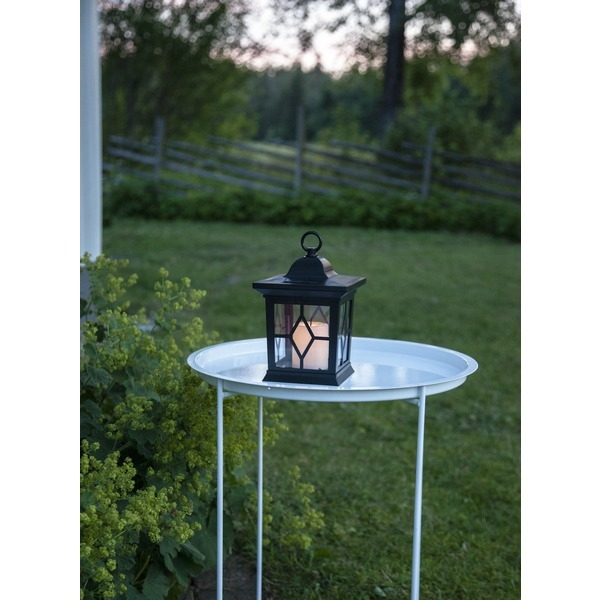 (15x17cm) Milan LED Deko Solar Lampe Outdoor Beleuchtung Garten Laterne IP44 (12.477-20) - Warmweiss
