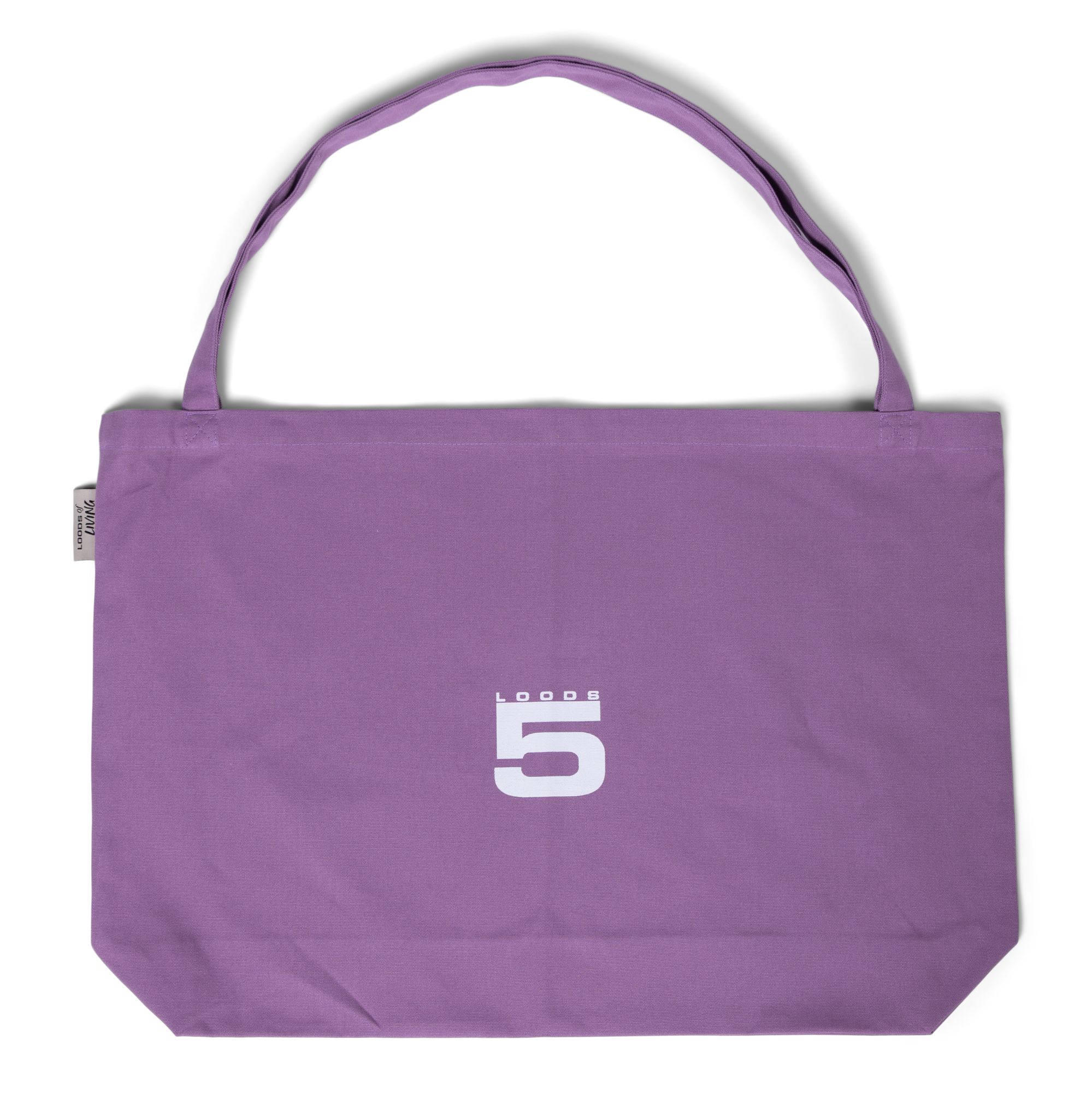 Canvas tas large - purple