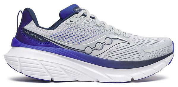 Chaussures Running Saucony Guide 17 Gris/Bleu Homme