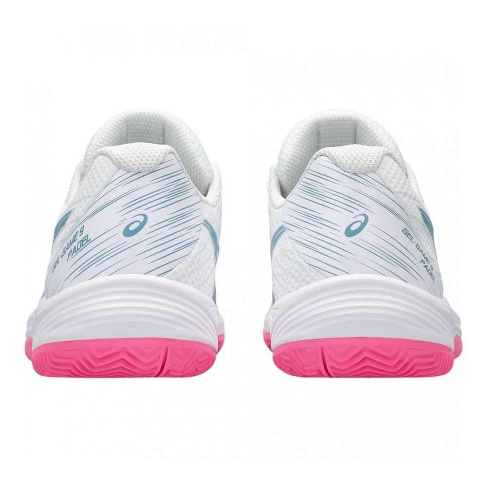 Asics GEL-GAME 9 PADEL - Chaussures de padel Femme white/gris blue
