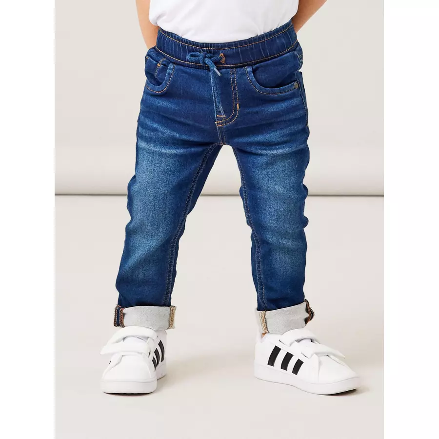 name it Sweatjeans Nmmryan Dark Blue Denim