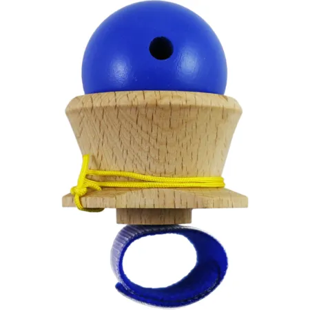 Fun Trading Ringdama japanisches Geschicklichkeitsspiel aus Holz, 1 Stück, 3-fach sortiert