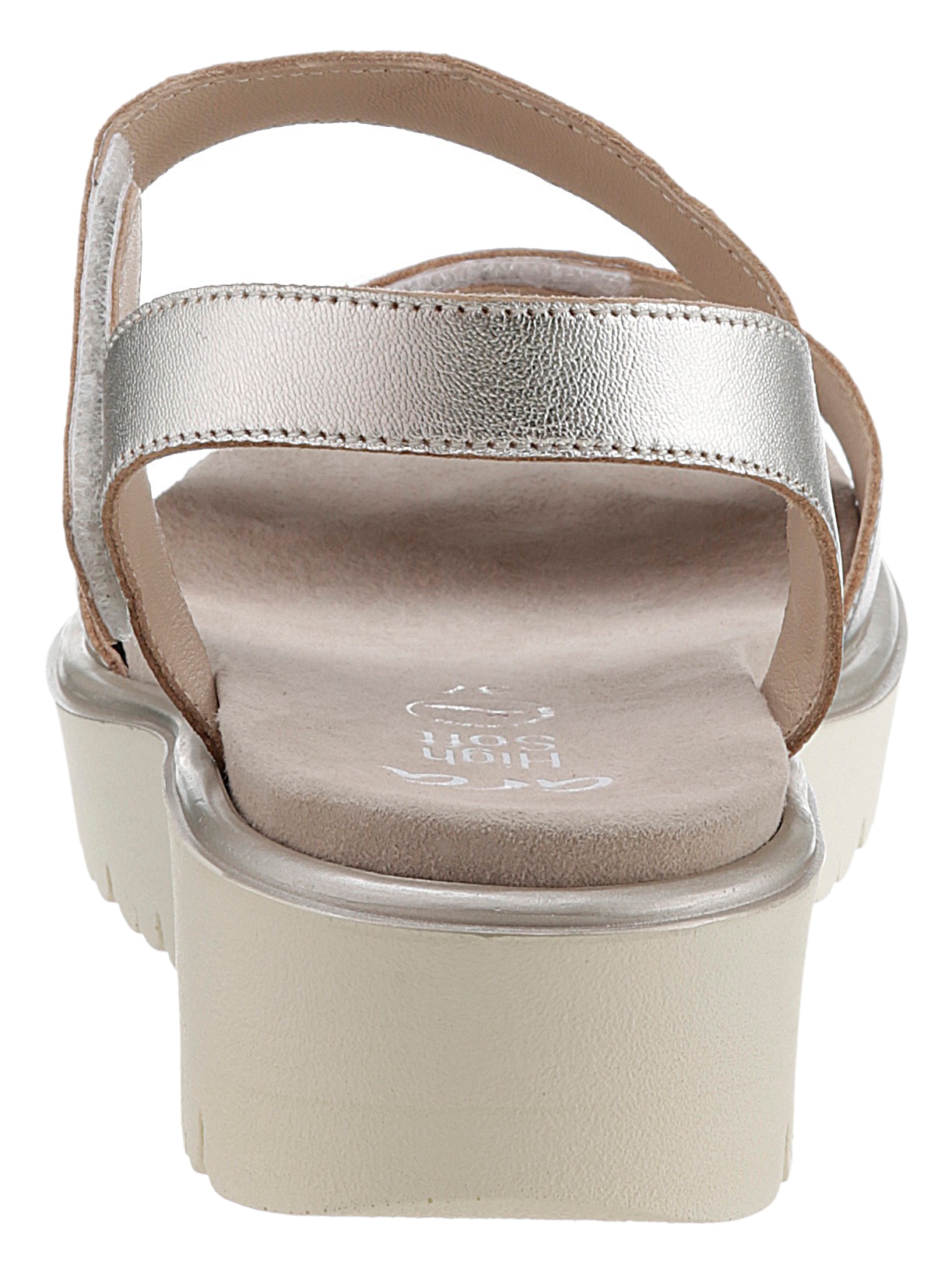 Ara Sandalette »BILBAO«  , Sommerschuh, Sandale, Keilabsatz, Klett, Weite G (weit)