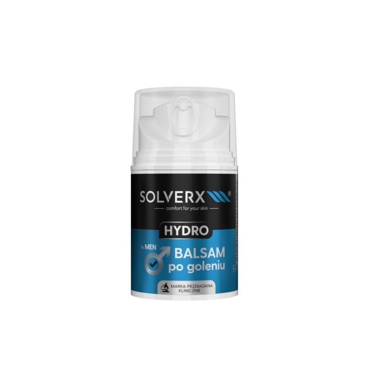 Solverx for Men Hydro Hydraterende aftershavebalsem voor mannen 50 ml