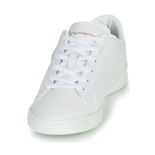 Champion - COURT CLUB PATCH - Blanc / Beige
