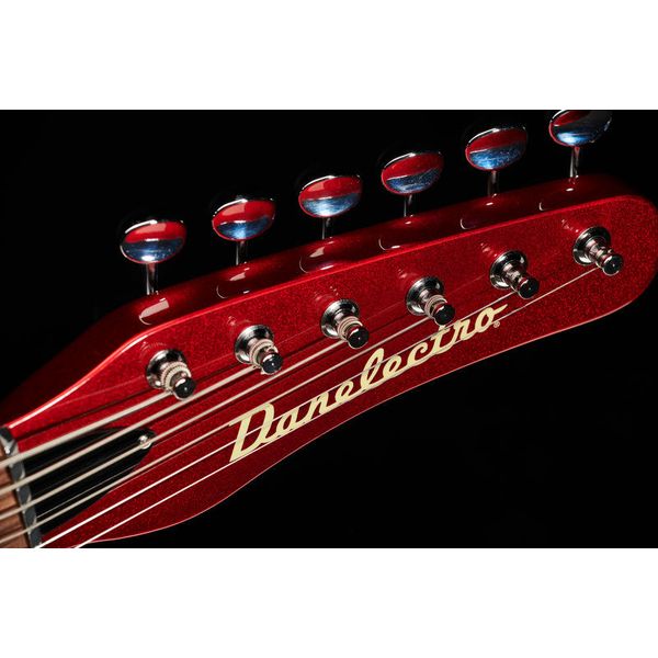 Danelectro 56 Vintage Baritone Red Metall