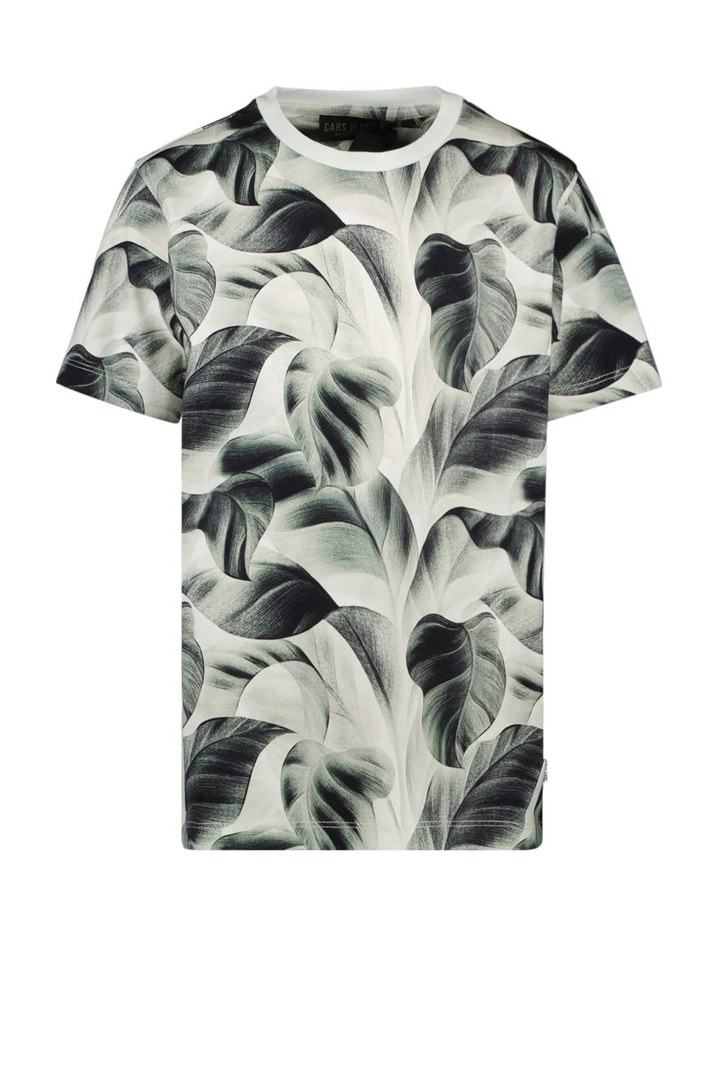 Cars T-shirt TIPAH met all over print mosgroen/grijs/wit