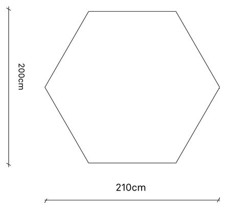 Tapis de Tente Samaya Equipment Footprint 2.5 Gris