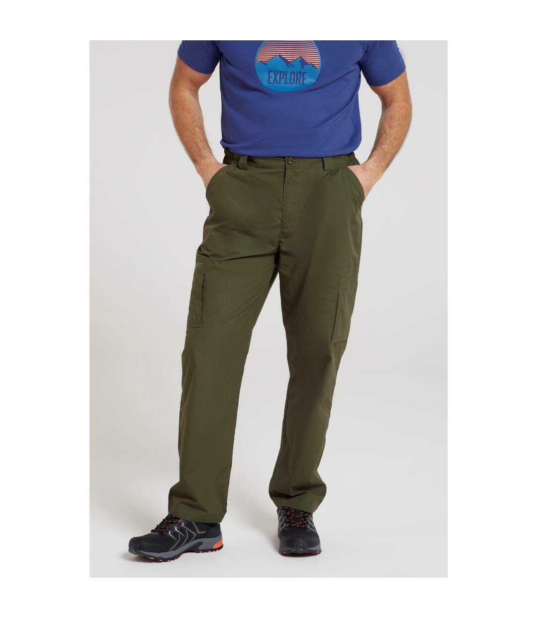 Mountain Warehouse - Pantalon cargo TREK - Homme (Marron clair) - UTMW167