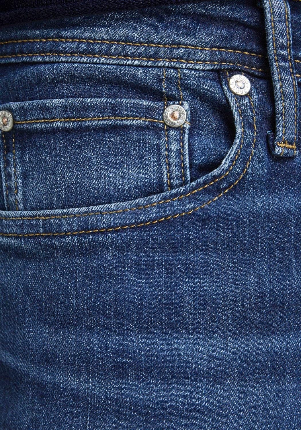 Jack & Jones Slim-fit-Jeans »JJIGLENN  Slim-Fit mit Stretch und praktischer 5-Pocket-Form« Baumwollmischung, slim fit