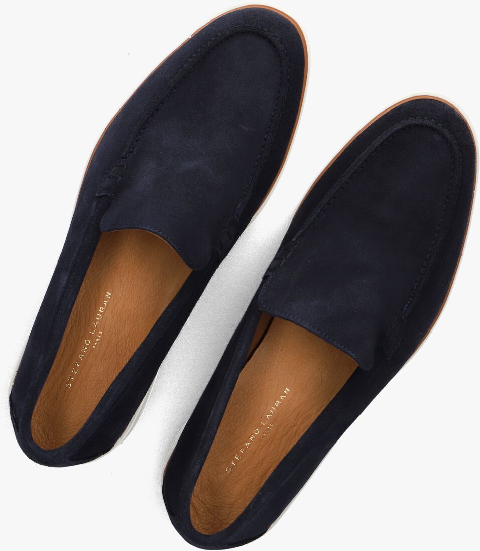 blauwe stefano lauran loafers 3564